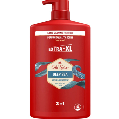 Гель для душу 3в1Old Spice Deep Sea, 1000 мл